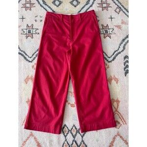 Polo Ralph Lauren Red Preppy Cropped Chino Pants Women’s Size 6
